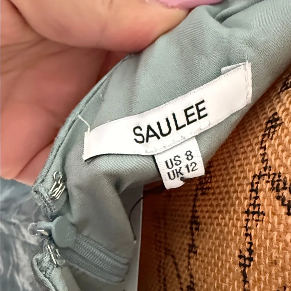 Chic Sage Green Midi Dress - Picture 7 of 7